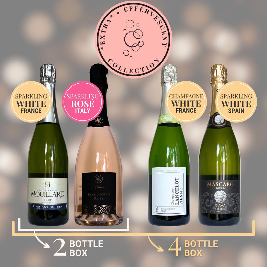 wines in the Extra-Effervescent Sparkling Wine collection from WyneTyme by box